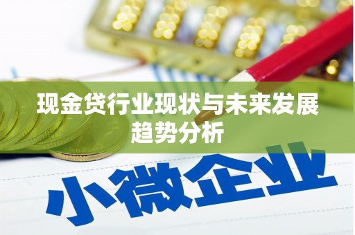 五华现金贷行业现状与未来发展趋势分析