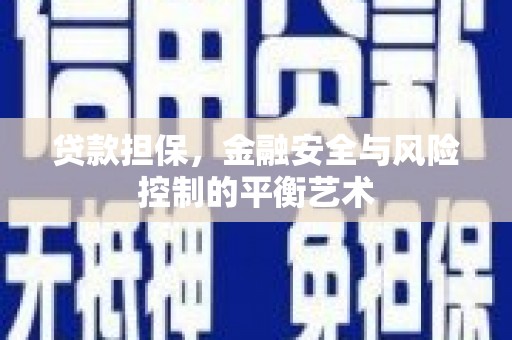 五华贷款担保，金融安全与风险控制的平衡艺术