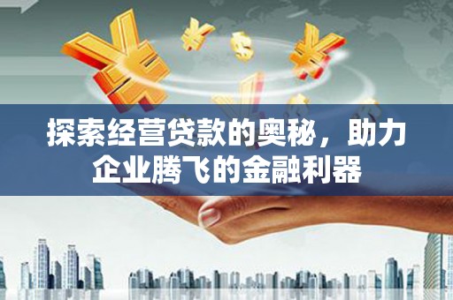 五华探索经营贷款的奥秘，助力企业腾飞的金融利器