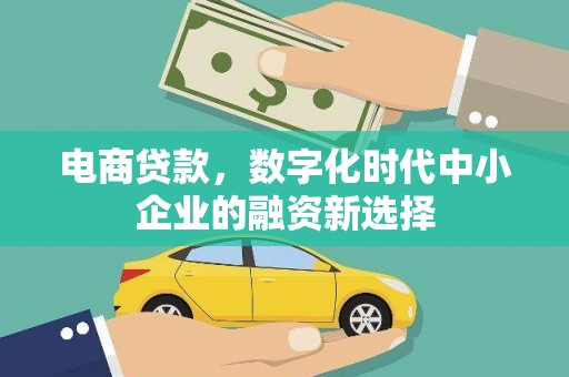 五华电商贷款，数字化时代中小企业的融资新选择