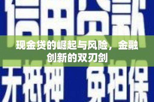 五华现金贷的崛起与风险，金融创新的双刃剑