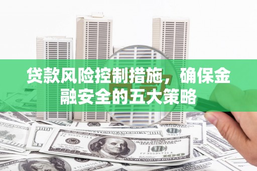 五华贷款风险控制措施，确保金融安全的五大策略