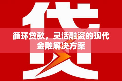 五华循环贷款，灵活融资的现代金融解决方案