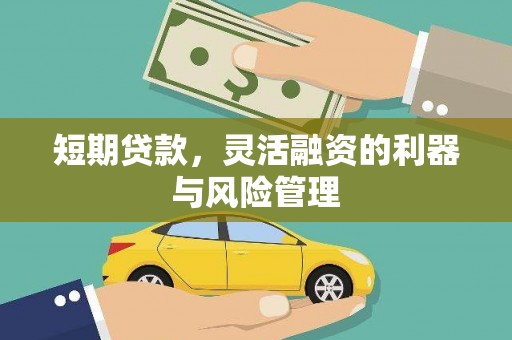 五华短期贷款，灵活融资的利器与风险管理