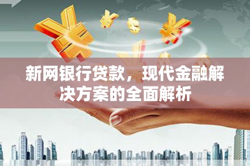 五华新网银行贷款，现代金融解决方案的全面解析