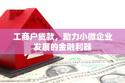 五华工商户贷款，助力小微企业发展的金融利器