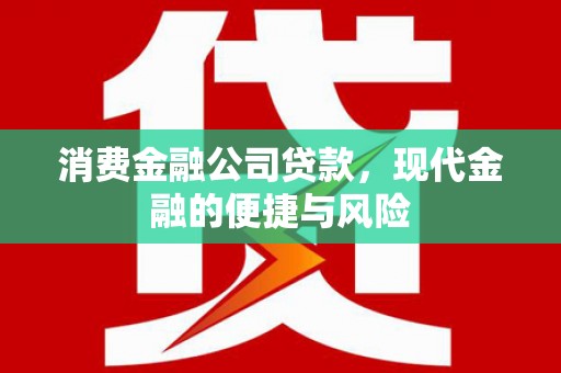 五华消费金融公司贷款，现代金融的便捷与风险