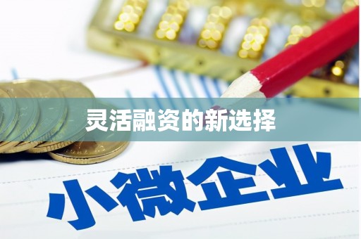 五华灵活融资的新选择